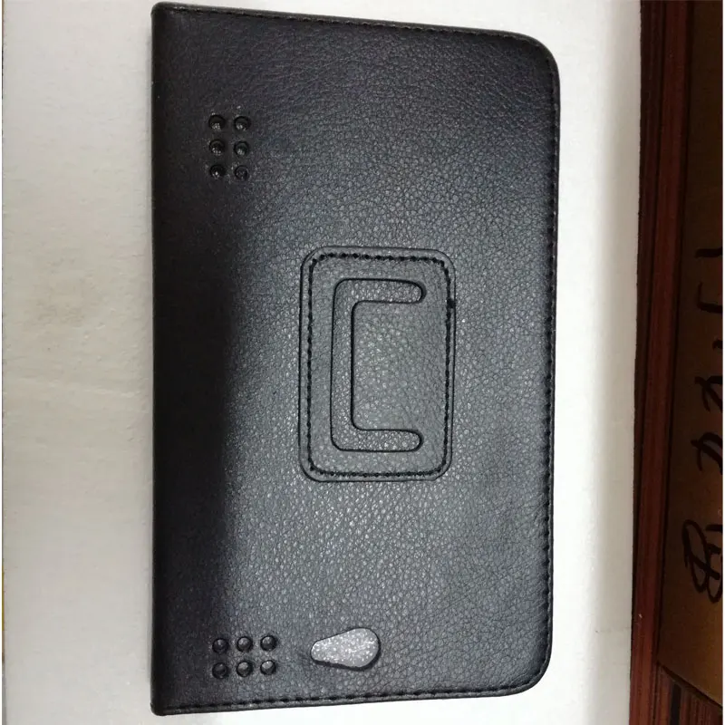 Чехол для планшета Irbis HIT 8Gb(TZ49) 7 дюймов из искусственной кожи - Цвет: Черный