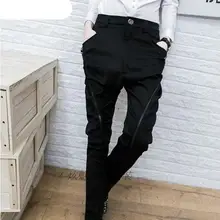 27-44 Новинка Мужская одежда GD стилист волос модные уличные штаны-шаровары индивидуальность обтягивающие брюки плюс размер костюмы