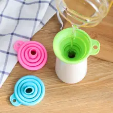 300 шт Мини силиконовая Складная воронка для передачи жидкости SN1177