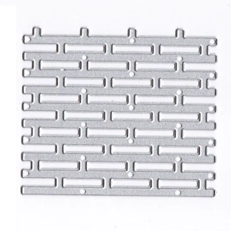 

Wall Brick Metal Cutting Dies Stencil DIY Scrapbooking Album Stamp Paper Card Embossing Crafts Decor