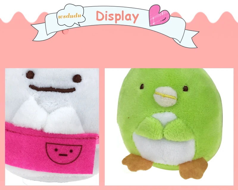 Sumikko Gurashi кулон Япония мультфильм плюшевые игрушки Sumikkogurashi куклы милые животные Пингвин медведь кошка ящерица Keychian подарки