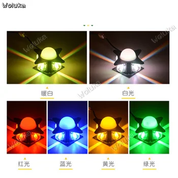 

Point light source led cross star light outdoor waterproof colorful landscape lighting exterior wall decorative lights CD50 W03