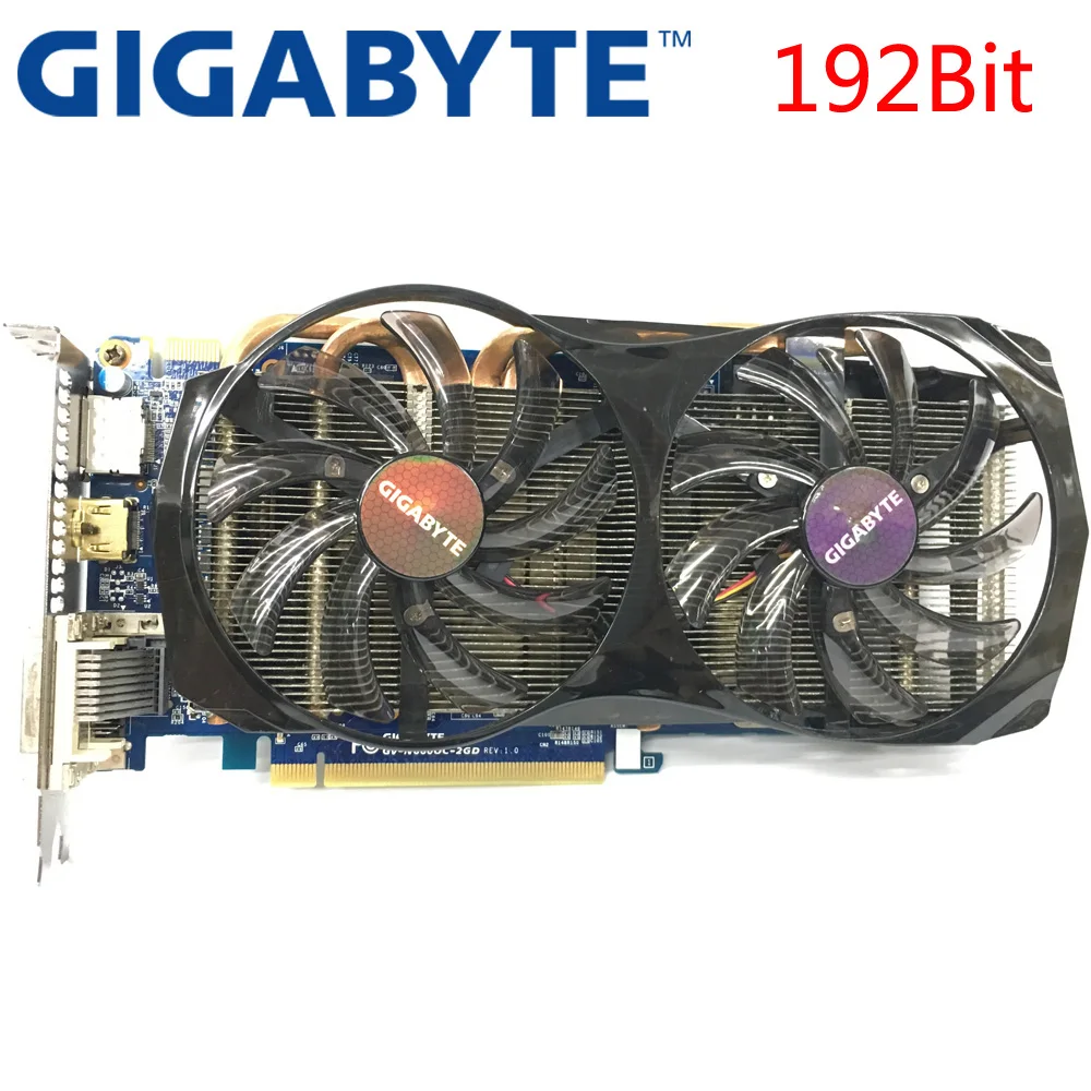 GIGABYTE Tarjeta De V deo GTX660 2GB 192Bit GDDR5 Tarjetas Gr ficas Para NVIDIA Geforce GTX 