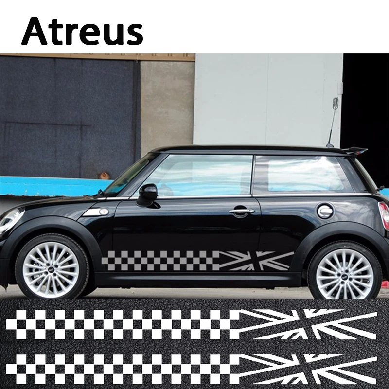 2 шт. наклейки на дверь автомобиля для Bmw Mini Cooper R56 R50 R53 F56 F55 R60 R57|Наклейки