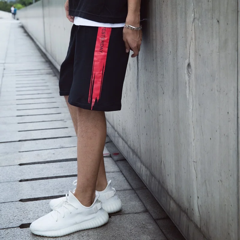 Летние повседневные свободные брендовые Ins Супер Популярные Шорты мужские свободные шорты