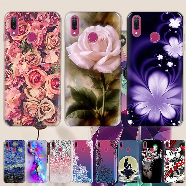 

TPU Phone Case For Vivo V15 V15 pro V15Pro V 15Pro V 15 Pro Silicone Phone Cover Print Painted Back Shells Flower Funda Coque