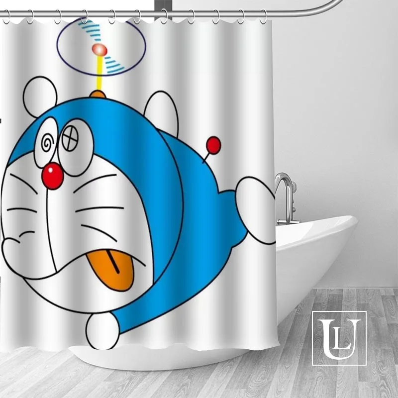 Горячее предложение Экологичные Doraemon душ Шторы пользовательские Ванная комната Шторы современный полиэстер ткань толщиной Водонепроницаемый плесени - Цвет: 13 Shower Curtain