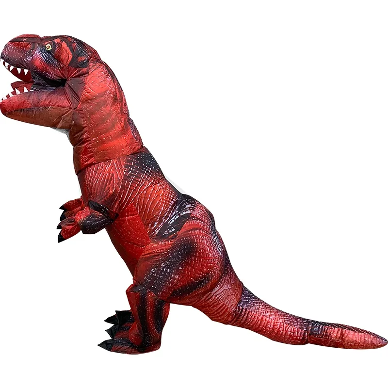 Надувной костюм динозавр T REX Disfraces древние весы прозрачный тираннозавр для