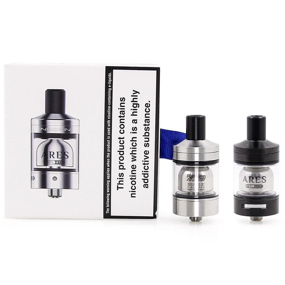 2 шт. INNOKIN ARES MTL RTA 5 мл 24 мм электронная сигарета Vape Tank атомайзер с верхним