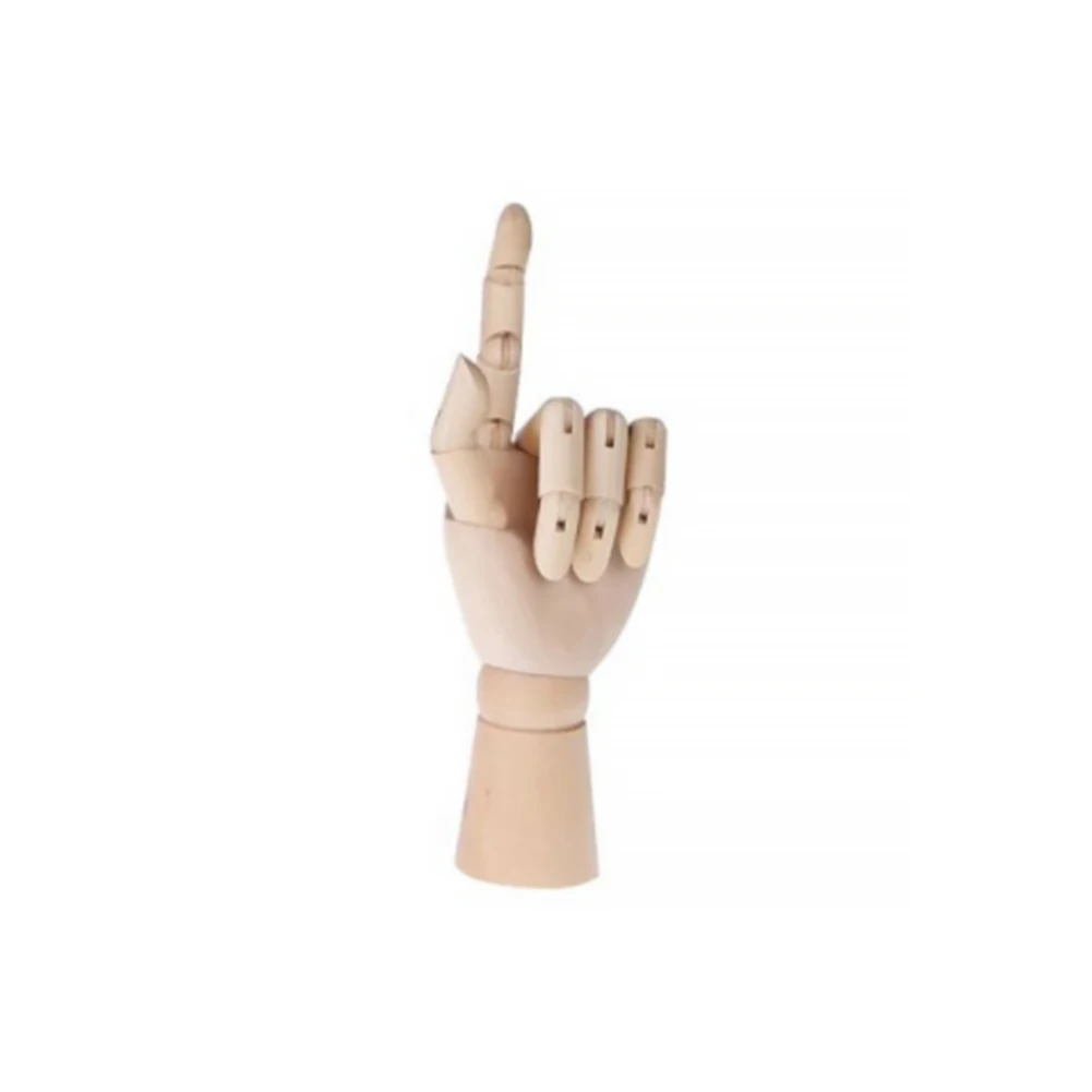 Wooden Hand Model 7" Artist Jointed Left For Drawing Sketching Painting Sculpture | Декор для дома