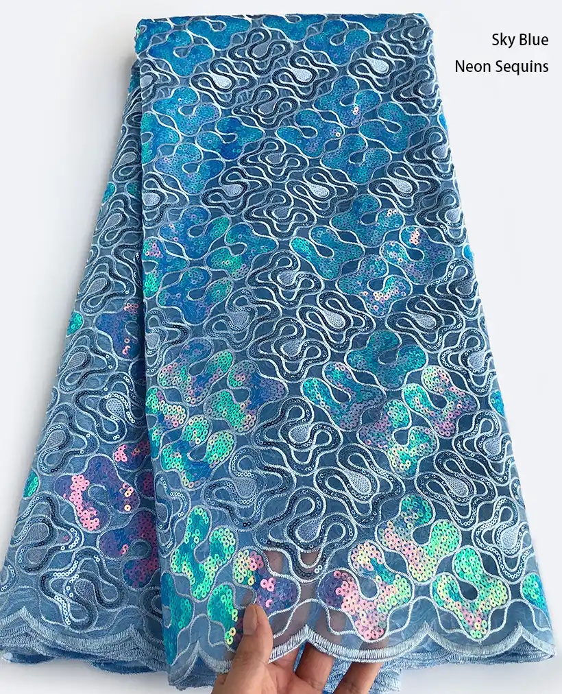 neon lace fabric