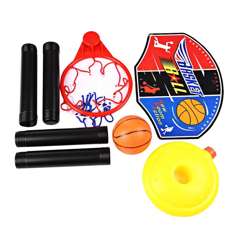 Детский спортивный Регулируемый для баскетбола обруч спортивный игрушечный поезд подставка из набора мяч сетевая плата