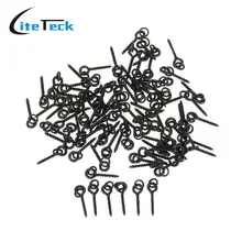 100 шт. резьбовые шарики для прикорма рыбы Шурупы Для рыболовный агрегат для ловли карпа Крючки Карп Рыбалка Терминал снасти