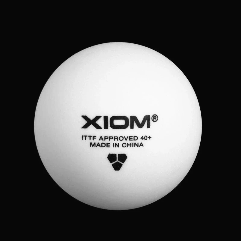 XIOM Original Table tennis balls 3 star 40+ Seamless new material plastic poly ITTF Approved ping pong ball XIOM Original Table tennis balls 3 star 40+ Seamless new material plastic poly ITTF Approved ping pong ball