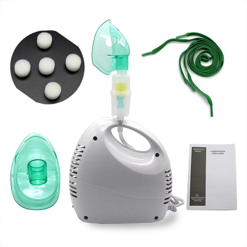 

Home Medical Adjustable Compressor Nebulizer Inhaler Machine Child Adult Allergy Relief Respiratory Aerosol Medication Therapy