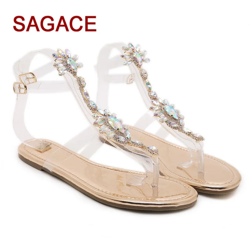 

HB@Women Flip Flops Beach Sandals Fashion Bling Slippers Summer Women Flat Sandalia Feminina Buty Damskie Bayan Shoes p#dopship