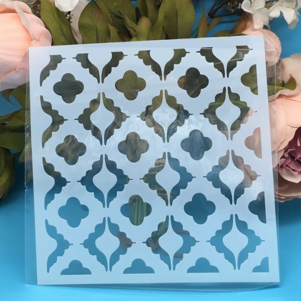 

15cm 5.9" Flower Leaf DIY Layering Stencils Wall Painting Scrapbook Coloring Embossing Album Decorative Paper Card Template