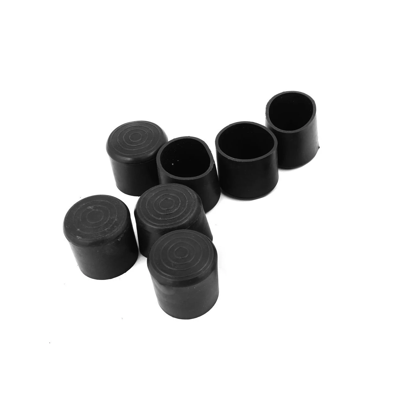 

AYHF-Rubber PVC Flexible Round End Cap 38MM Foot Cover 10 Pcs Black