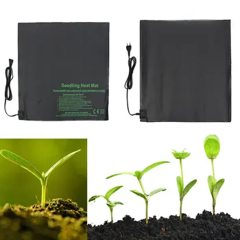 

45W Plant Heat Mat Plant Nursery Germination Propagation Clone Starter Warm Pad Mat Vegetable Flowers Garden Tool 110V 52x52cm