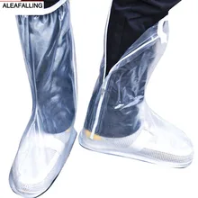 Aleafalling унисекс легко приносить уличные водонепроницаемые Многоразовые дождевые ботинки Чехлы для дождевых сапог противоскользящие носки уличные белые чехлы для обуви
