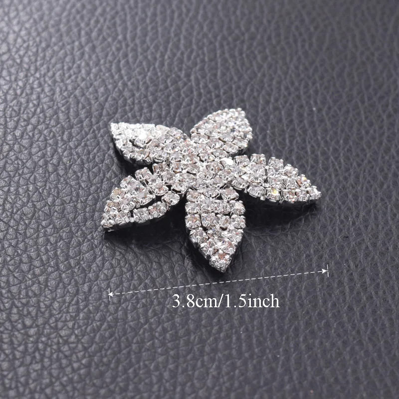 Rhinestone flower patches (7)