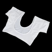 1 шт. моющиеся подмышечные подушечки для пота в форме футболки многоразовые впитывающие пот духи Размер M/L