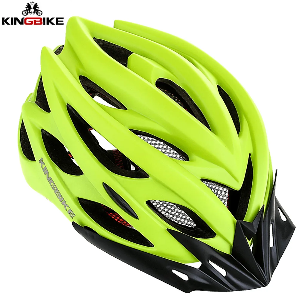 

KINGBIKE Road Bike Helmet MTB Cycling Helmet Men Women Ultralight In mold With Detachable Visor Outdoor Ridding Safty Helmet