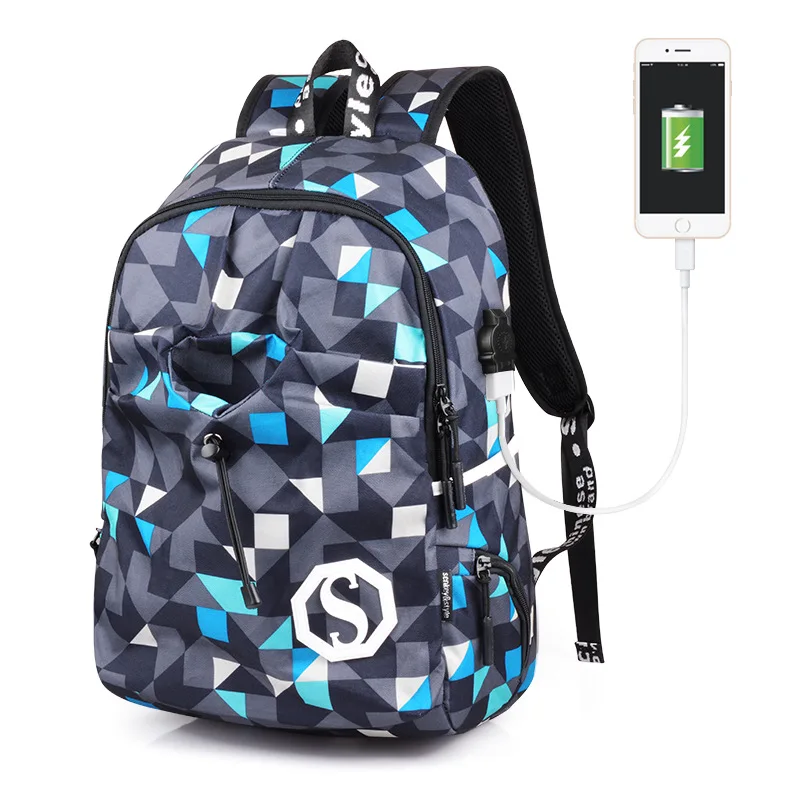

Men Backpack Student College Water Repellen Nylon Backpack Material Escolar Mochila Quality Brand Laptop Bag School Backpack