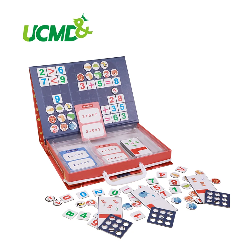 

Montessori Kids Early Educational Toy Magnetic Math Addition Subtraction Puzzle Game Arithmetic Teaching Aid Tools Children Gift