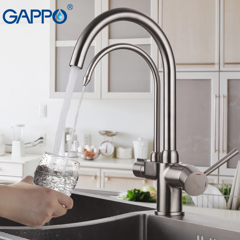 GAPPO смеситель для кухни кран питьевой воды латунный кухонный раковины краны на