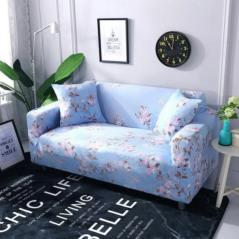 Slipcover Эластичный Нескользящий угловой чехол для дивана четыре сезона полиэстер все включено эластичный диван подушка диван полотенце для гостиной - Цвет: Color 3