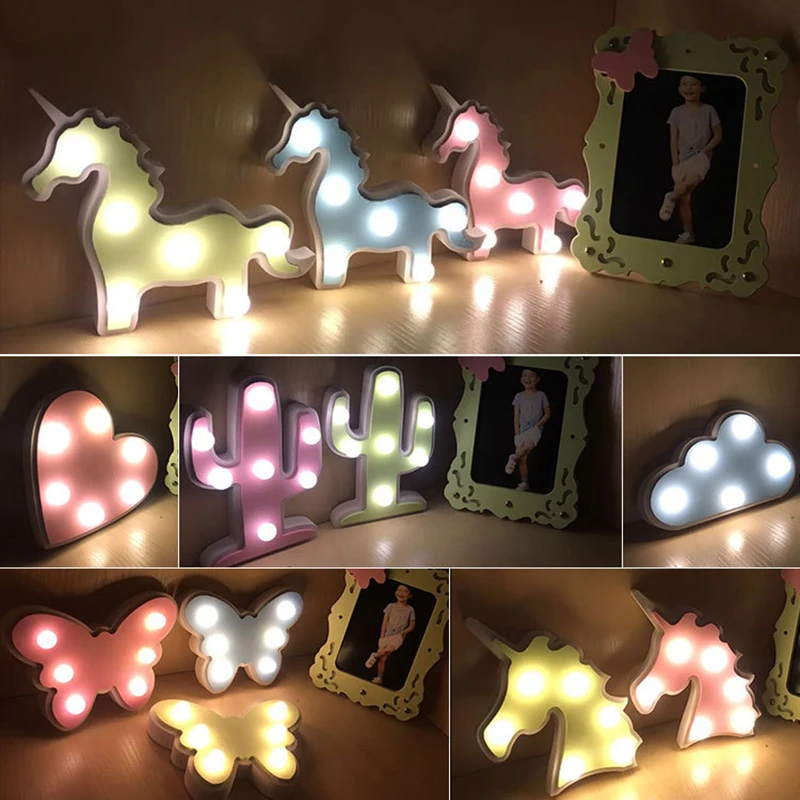 

Nordic Cute Wireless Night Light Simple LED Lights PVC Button Illumination Decoration Convenience for Kid Lover room