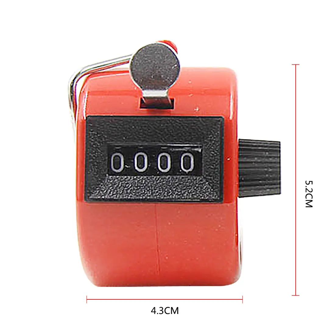 

Clicker Counter 4 Digit Number Counters Plastic Shell Hand Held Finger Display Manual Counting Tally Clicker Timer Golf Points