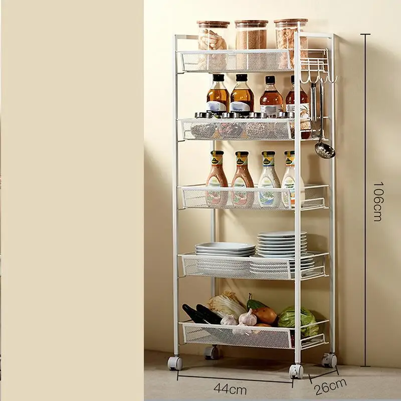 Spice Scaffale Raf Cuisine Etagere De Rangement Sponge Holder Rack Organizer Kitchen Storage With Wheels Prateleira Shelf - Цвет: MODEL R