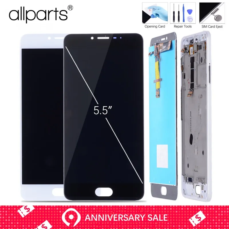 

100% Test 5.5 inch 1920x1080 LCD For Meizu U20 LCD Touch Screen with Frame Digitizer Assembly For Meizu U20 Display