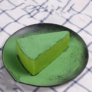 

Fake Simulation Japanese MatchaMousse Cake Model ; Simulation John Denny's Cut Mock Sample for Window Display Can be Customized