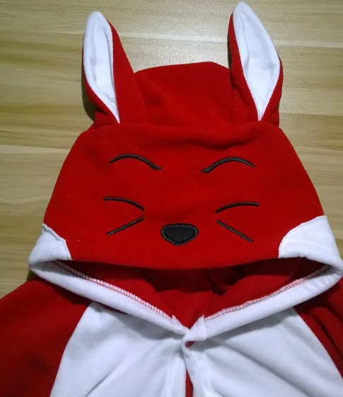 Kigurumi Onesie cosplay Зима животных синий и красный Ститч звезда для взрослых унисекс с капюшоном пижамы для взрослых комбинезон