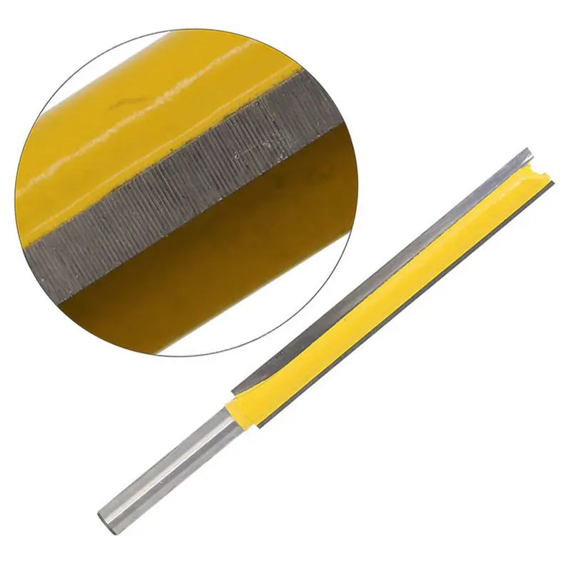 

8Mm Shank-1Pcs,Cnc Solid Carbide Milling Cutter,Woodworking Router Bit,Engraving Wood Tool,2 Flutes Straight Bit,Trimming Knif