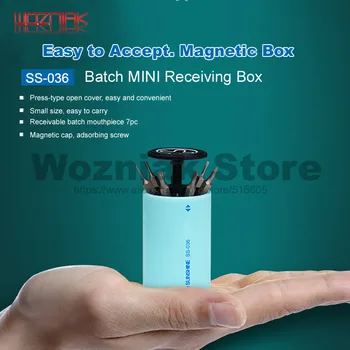 

SUNSHINE SS-036 Batch of Mini Receiving Box Screwdriver Batch Head Magnetic Storage Box