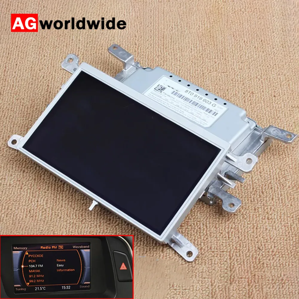 

8T0919603G E F For Audi A4 B8 A5 Q5 2010 2012 2015 MMI Multi Media Display Unit 6.5" LCD Screen GPS Nav Monitor 8T0 919 603 F