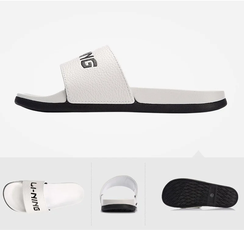 Распродажа) Li-Ning женские тапочки LN PU пляжные и уличные сандалии легкая подкладка спортивные носки Аква обувь AGAN004 XWT1298