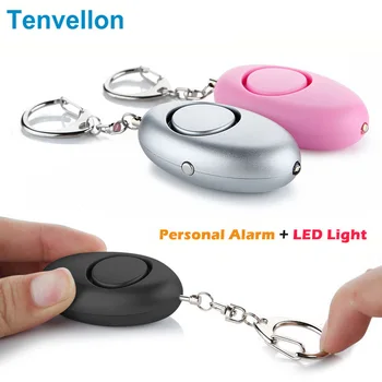 

Self Defense Supplies Mini Keychain Personal Alarm Emergency Alarm Security Protection Personal Defense Tool with LED Light