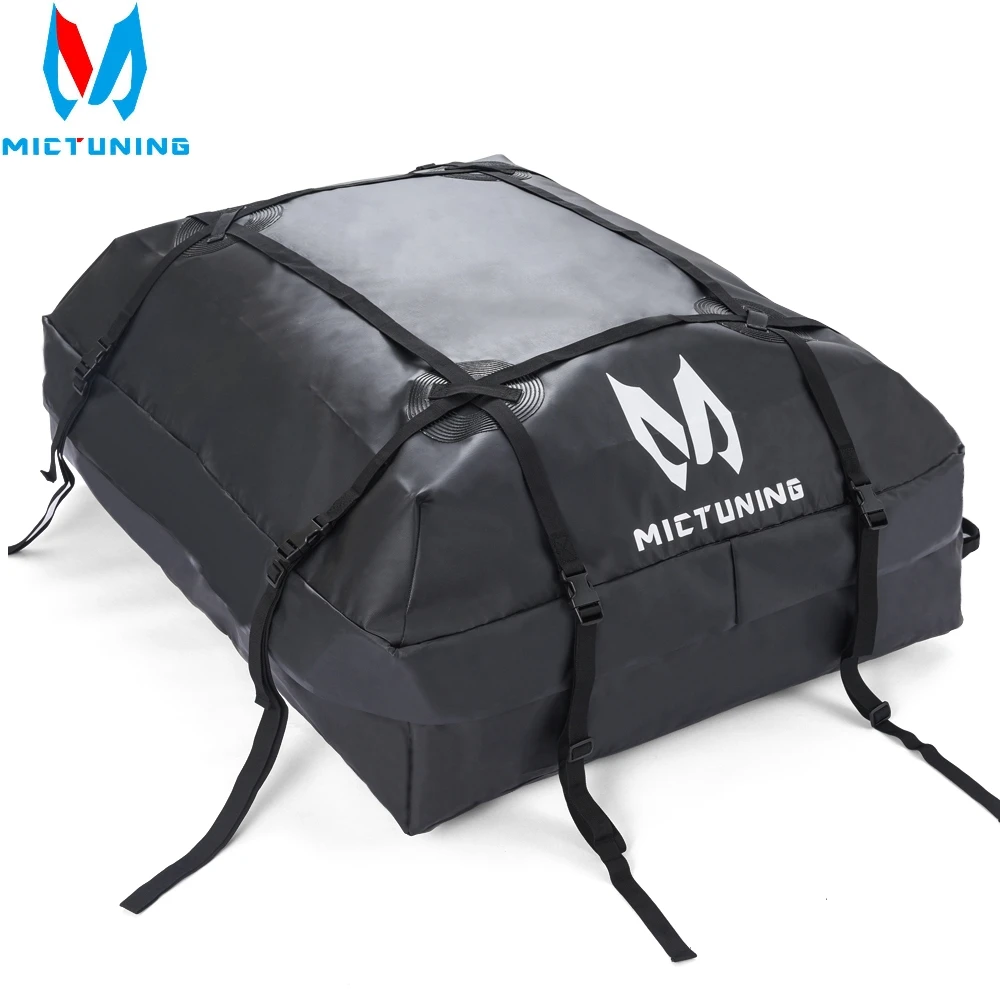 Us 78 11 20 Off Mictuning Waterproof Roof Top Carrier Cargo Luggage Travel Bag 15 Cubic Feet For Vehicles With Rails T24528a Storage In