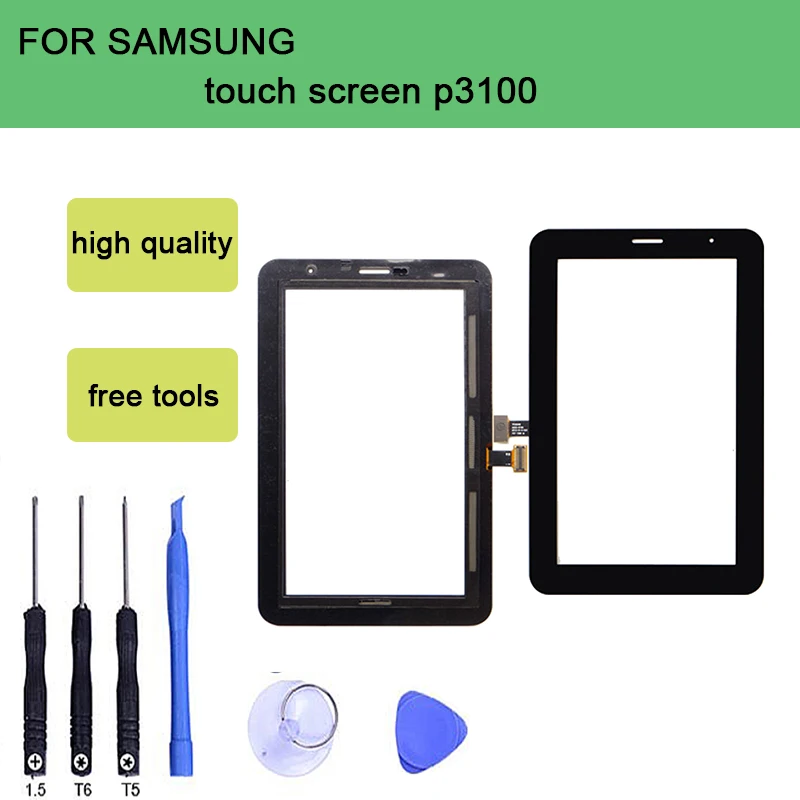 

SZHAIYU 7.0 inch Touch Screen Glass Digitizer Panel for Samsung Galaxy Tab 2 P3100 P3110 Touch Screen + Sticker + Tool
