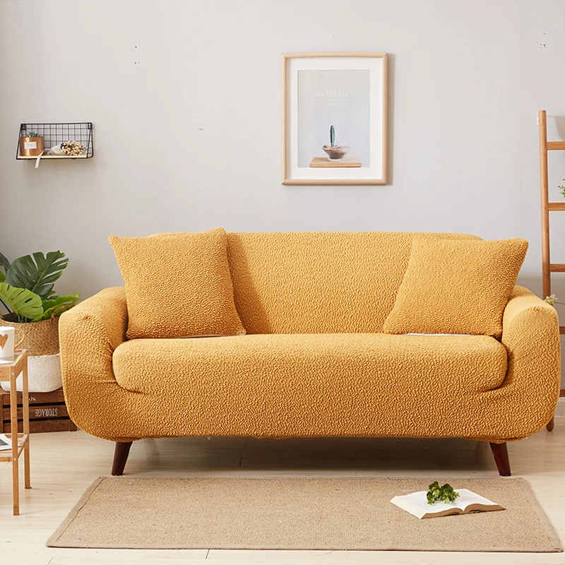 

Jacquard Furniture Cover Line For Living Room Furniture Sofa Slipcover Slipcovers For Armchairs Three Seater Elastic Sofa Cover