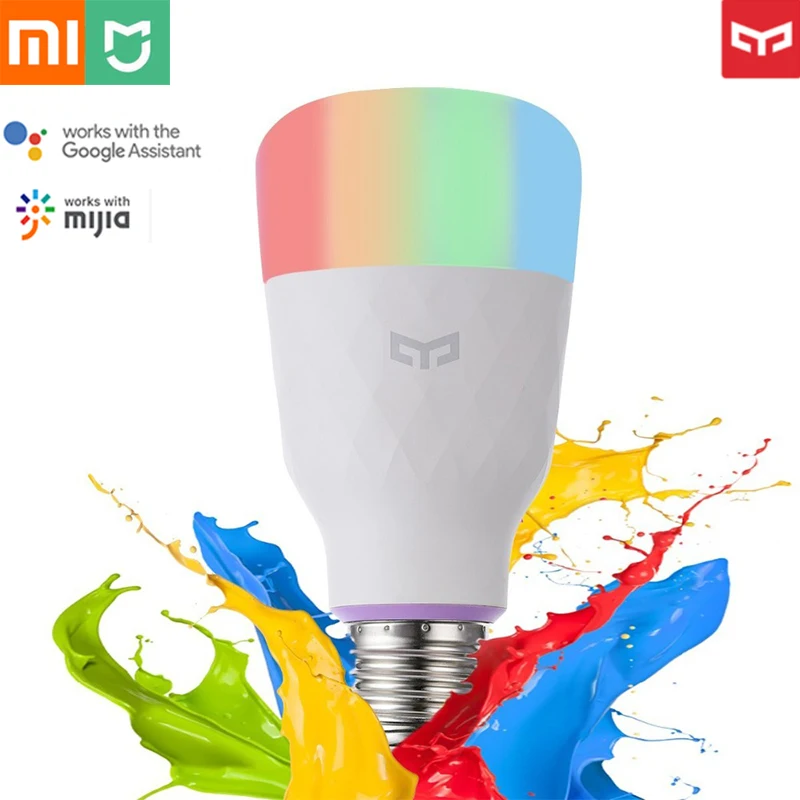 

Xiaomi Yeelight Update Version Smart Lamp E27 WiFi Remote Control Smart Led Bulb Adjustable Colorful 220-240v