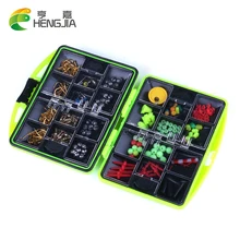 24 рыболовные снасти коробка полностью загруженный крюковая ложка водостойкие Вертлюги рыболовные аксессуары медное грузило Коробка снасти