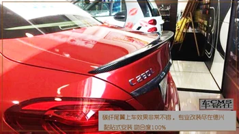 

Fit for Mercedes-Benz 15 C W205 C180 C200 C260 L carbon fiber rear spoiler rear wing