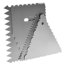 Зазубренные края резак для торта из алюминиевого сплава помадка тесто сахарный Крем Масло скребок лопатки для выпечки Кондитерские украшения Советы инструмент для выпечки