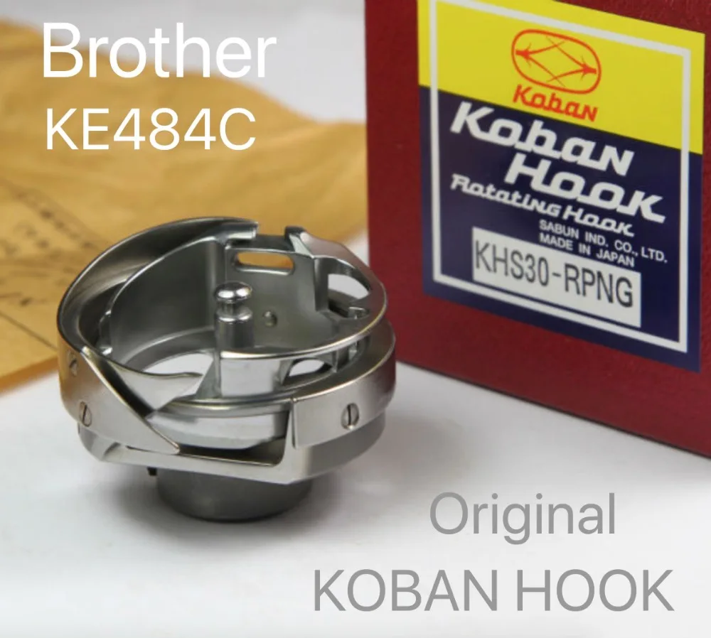 

Поворотный крючок для швейной машины Hirose KHS30-RPNG/LK3-B484, оригинал, Япония, KOBAN KE-484C, для BROTHER HST-A / S00688-901